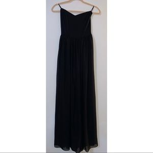 Black Strapless Maxi Fashion Nova Dress